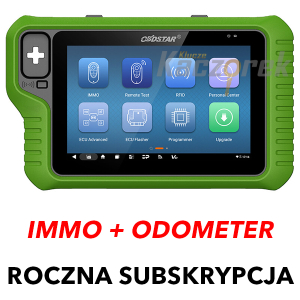 Roczna subskrypcja IMMO + ODOMETER do Key Master G3 - OBD Star